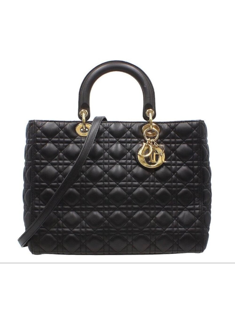 Dior Leather Cannage Handbag